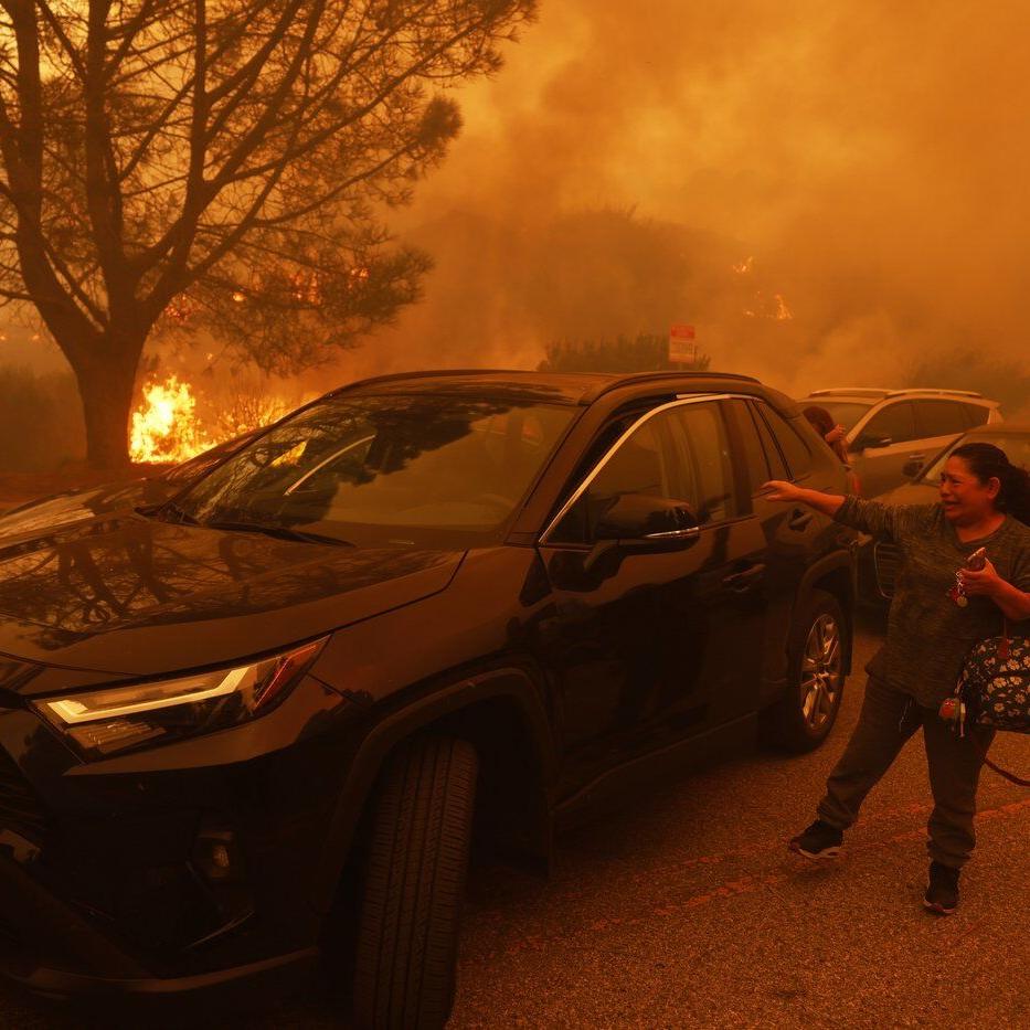 Harrowing escapes from Los Angeles wildfires were made by foot, by car or by the grace of strangers
